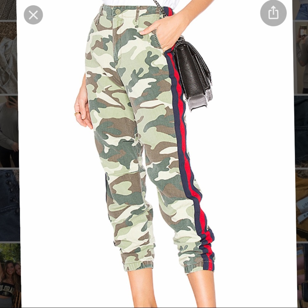 MOTHER The No Zip Misfit Pant in Double Time Camo